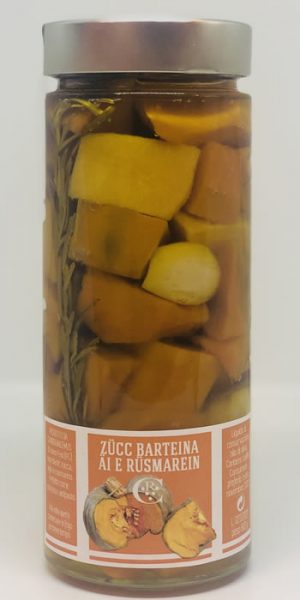 Zucca sott’olio con aglio e rosmarino 600g