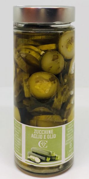 Zucchine aglio e olio 580g